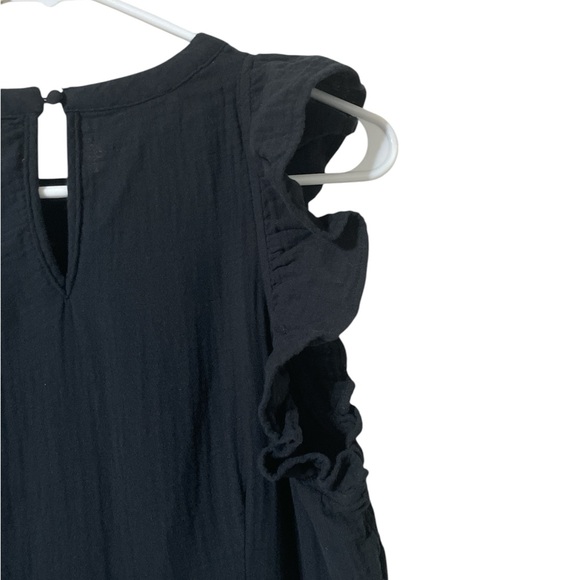 UNIVERSAL TREAD Elegant Black Sleeveless Dress - Picture 3 of 7